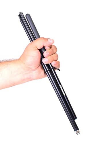 Hammers Lightweight Bungee Shock Corded Foldable Shooting Hunting Cross Stick Bipod Stix Collapsible with Carbide Tip - Thumbnail 4