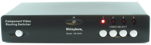4X2 4:2 Component Rca Video + Audio Routing Switch Switcher Splitter Sb-5460 #TOP1