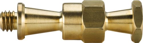 Image of Kupo Camera Hex Stud, Solid Brass Camera Mount with 3 /8-16 Male Thread and 5 /8 inch Baby Adapter for Convi Clamp and Super Viser Grip Systems in Photography and Video Production (KG002512)