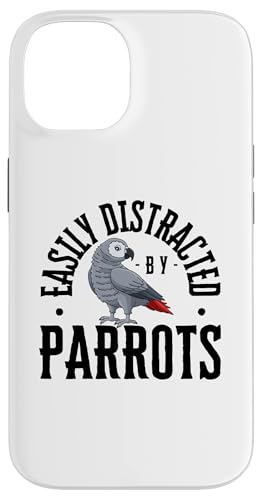 Easy Distracted By Parrots Funny Parrot �X�}�z�P�[�X iPhone 14 �p