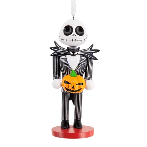 Hallmark Jack Skellington Nutcracker Ornament Tree Decoration The Nightmare Before Christmas Collectible Black White