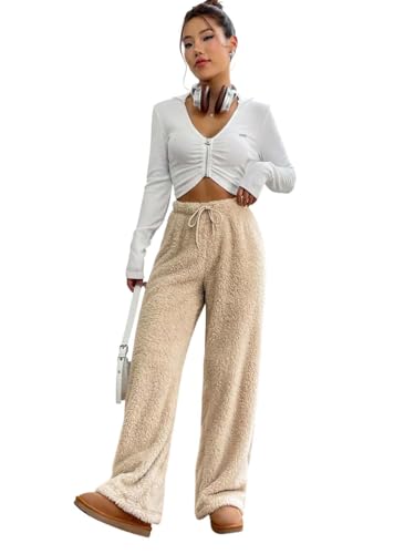 Image of KOTTY Women's Baggy Formal Black Pants | Elegant Straight Fit Trousers for Office & Casual Wear | Trendy High Waist Bottoms