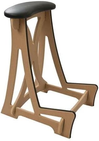 SHAR Deluxe Bass Combination Stand & Stool – Professional Bassist Seat with Built-in Instrument Stand – Comfortable Foam Cushion, Durable USA-Made Design