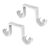 Support de tringle à rideau - fabriqué en métal robuste avec une finition soignée, ce serait votre magnifique accessoire de décoration pour la maison, accessoires pour rideaux