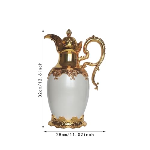 Théopot thermal urn nomade et récipient isolant doré de style arabe