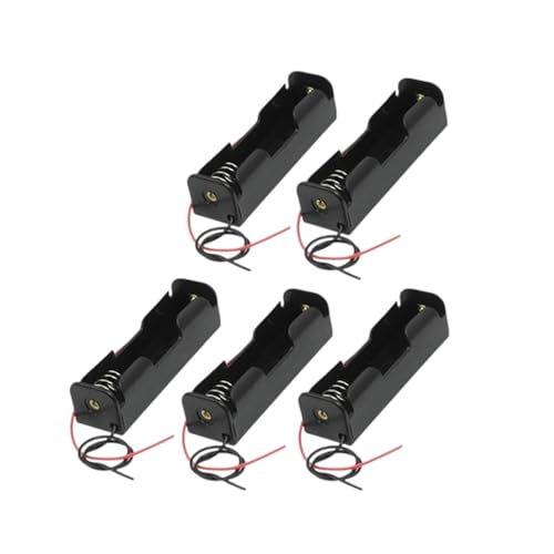 Itisyou 18650 ケース 18650 電池ボックス リード線付き 5個入り DIY 電気回路作業に便利