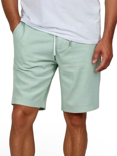 Thumbnail - riverso Leinen Shorts Herren Sommer Regular Fit RIVOliver Kurze Hosen Bermuda Knielang Einfarbig, Größe:M, Farbe:Pastel ...