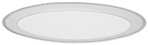 Lorren Home Trends 57-Piece Porcelain Dinnerware Set, Alina-SL, Service for 8