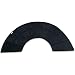 SunGrow Recovery Collar for Dogs, Ultra Comfy Post-Surgery Adjustable Cone, Restricts Pets from Licking, Scratching, or Biting Wounds, Black Color Collar with Touch Fastener Closures, XXL Size