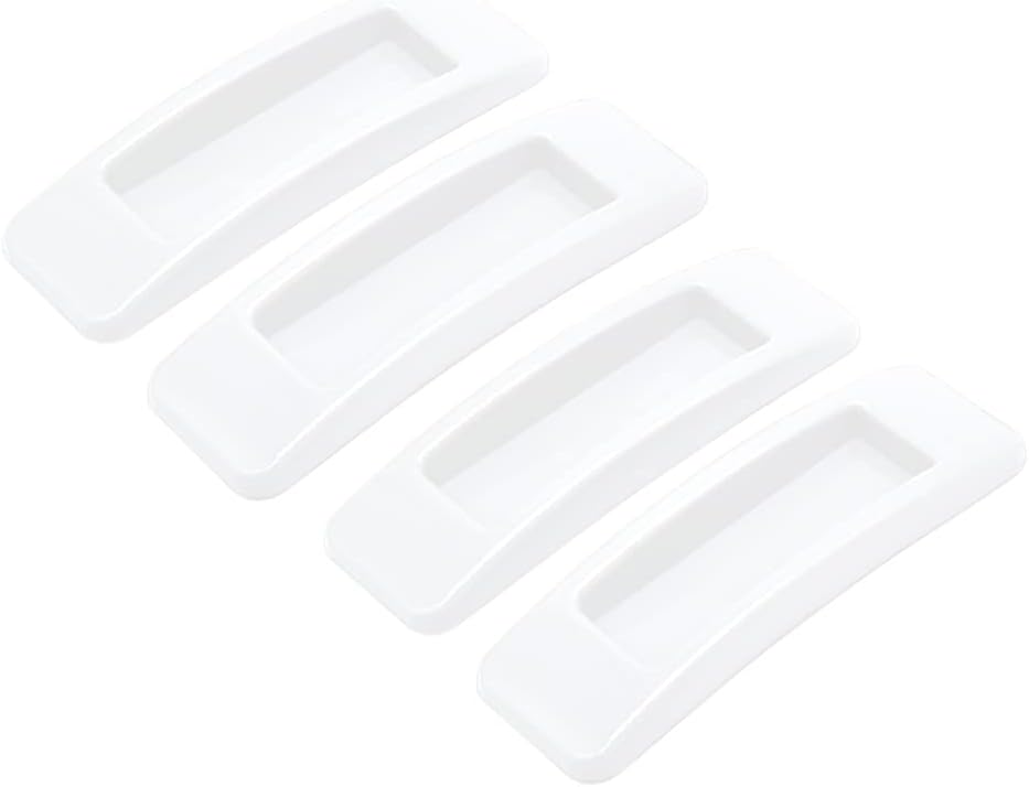 Self-Stick Instant Cabinet Drawer Handle Multipurpose Cabinet Knobs Helper Auxiliary Kitchen Cabinet Sliding Door Window Handle Convenient Opening Stick-on Handles (White)