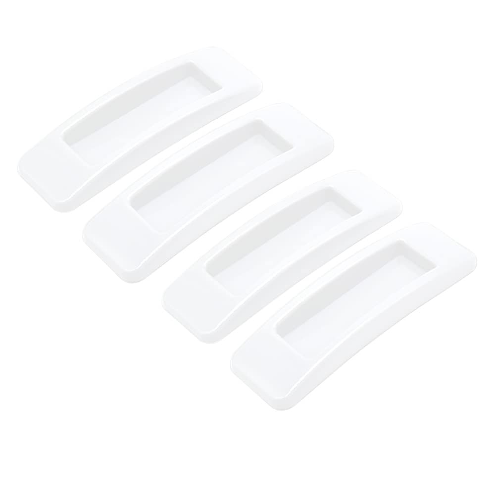 Self-Stick Instant Cabinet Drawer Handle Multipurpose Cabinet Knobs Helper Auxiliary Kitchen Cabinet Sliding Door Window Handle Convenient Opening Stick-on Handles (White)