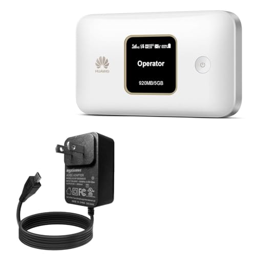BoxWave Charger Compatible With Huawei E5785Lh-22c Mobile WiFi Hotspot - Wall Charger Direct (15W), Rapid Charge your device with built-in 3ft Cable