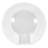 Abat-jour globe en verre – fabriqué en verre, cet abat-jour assure une lumière vive et agréable, ce qui en fait une solution d'éclairage pratique et fonctionnelle pour tout espace. remplacement d'abat-jour en verre