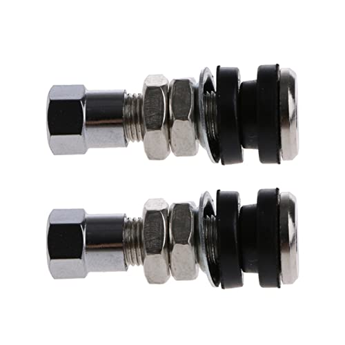 Valve de pneu pour moto et vélo sans chambre à air haute performance pack de 2