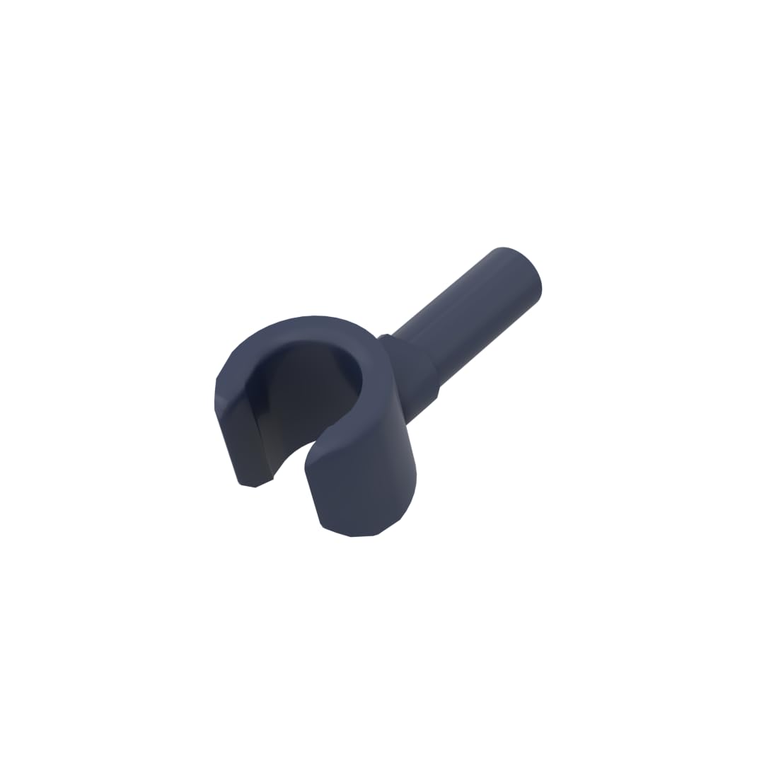 3820 ?? Minifig Hand 50 Pieces GDS-1425 Compatible with Lego Building Blocks Color:Dark Blue 140