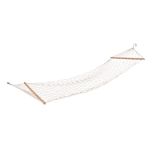 Hamac filet en coton suspendu pour couchage de jardin respirant