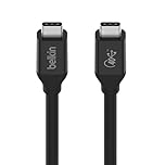 Belkin USB4, USB-C to USB-C Cable, USB IF Certified with Power Delivery up to 100W, 40 Gbps Data Transfer Speed and Backwards Compatible with Thunderbolt 3, USB 3.2, charging cable, more - 0.8m