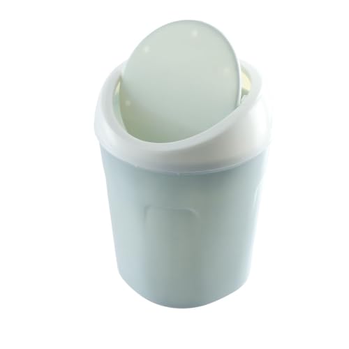 Image of Leadigol 1PCS Mini Trash Can,Small Trash Can Plastic Garbage Storage Bin Waste Basket Storage Organizer for Kitchen