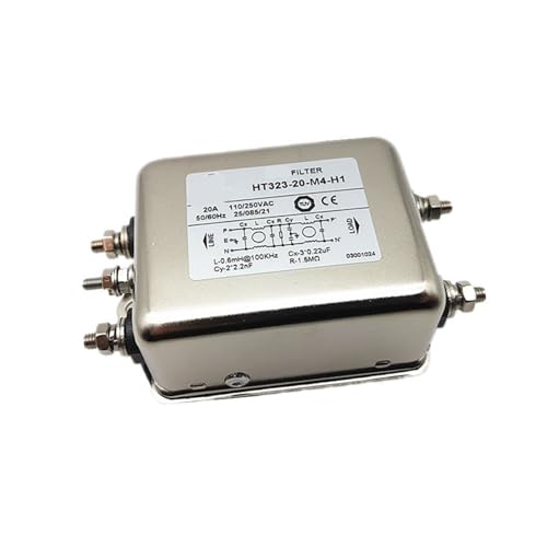Filtre anti-interférence double étage HT323 avec bornier M4 et fixation H1 robuste - 2