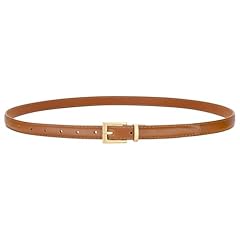 Brown Bright Gold Buckle