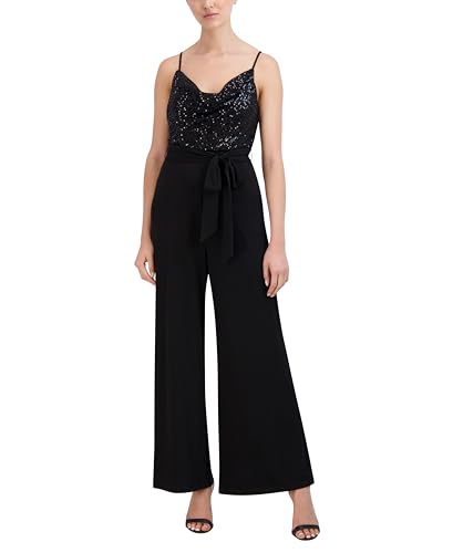 Mono de pierna ancha BCBGeneration sin mangas con cuello redondo para estilizar tu figura