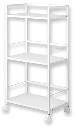 ホワイト 3段 ファイルワゴン キャスター付き Amazon.co.jp: イーサプライ ファイルワゴン 3段 A4 キャスター