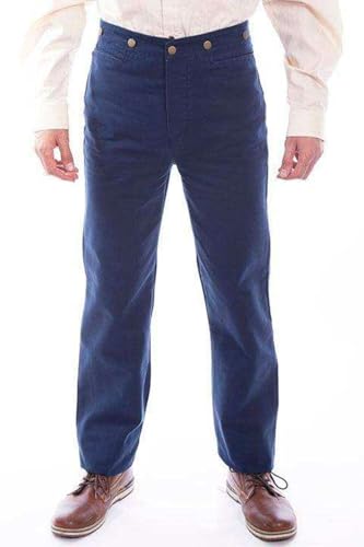Scully Men's Big & Tall Rangewear Canvas Pant, Navy - 46