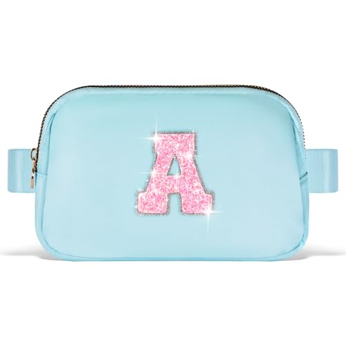 Image of Uygafly Gift for Teen Girls Kids Daughter Her - Birthday Gifts for 3 4 5 6 7 8 9 10 11 12 13 Year Old Girls,Fanny Pack Crossbody Bag Purse Belt Bag Cute Trendy Stuff | Blue,A