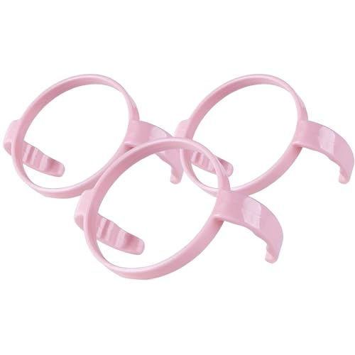 Image of Botabee Baby Bottle Handle Grip for Comotomo 5 Ounce and 8 Ounce Silicone Bottles - Pack of 3 - Pink, Avent Glass Bottles 8 oz
