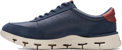 Image of Clarks Mens 26166010-black Comb Sneaker