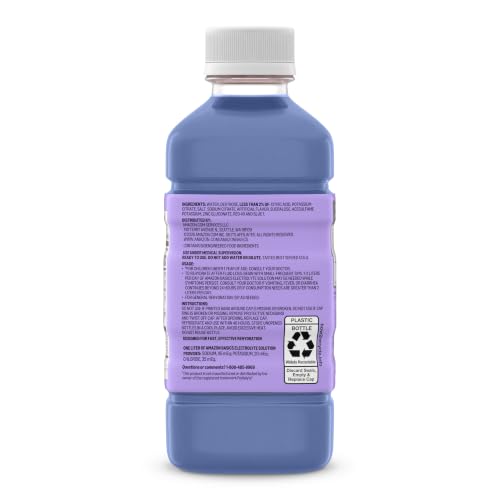Amazon Basic Care Electrolyte Solution, Replaces Electrolytes, Grape, 33.8 Fl Oz (Pack of 1) - image 8