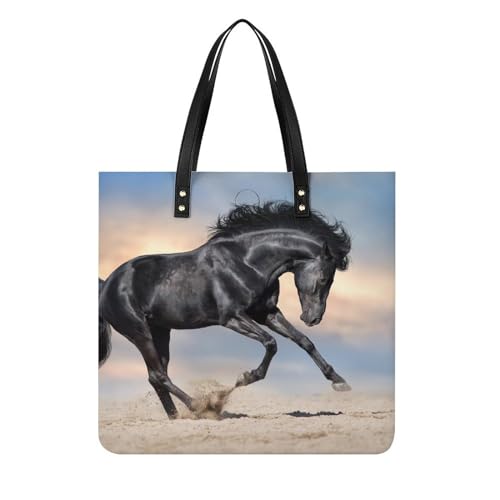 Sac à bandoulière grand format Cheval Qui Court le tote bag parfait contre le manque de place
