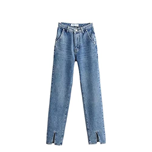 Jeans coupés hauts femme idéal pour un look streetwear vintage
