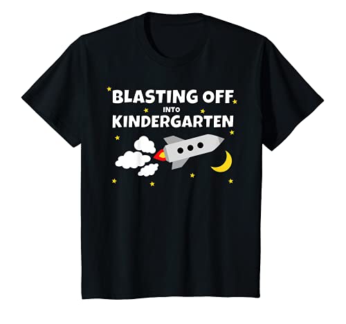 Kids Back to School Kindergarten Outer Spaceship Rocket Astronaut T-Shirt