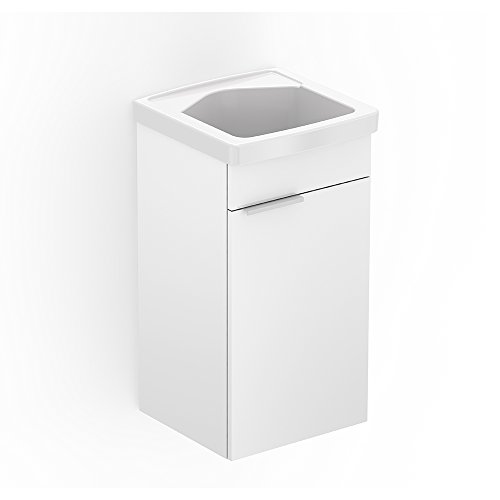 Tanque Pp com Gabinete, Celite, B60000M370, Branco, Pequeno