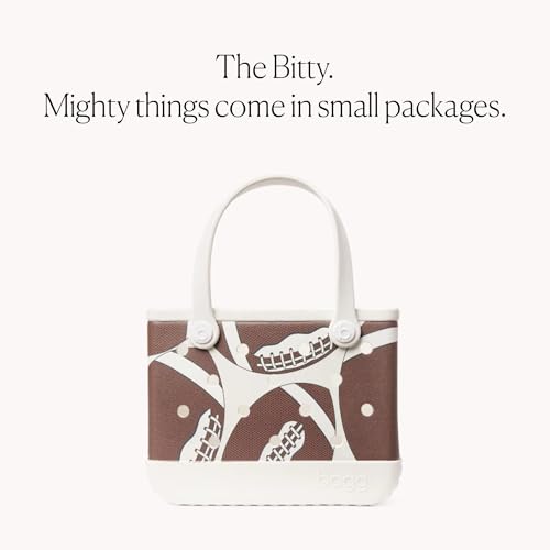 Image of BOGG BAG Bitty Small Tote - 11 inch x 8.5 inch x 4.5 inch - Durable, Washable, Tip-proof - Beach, Pool, Boat, Work, Sports