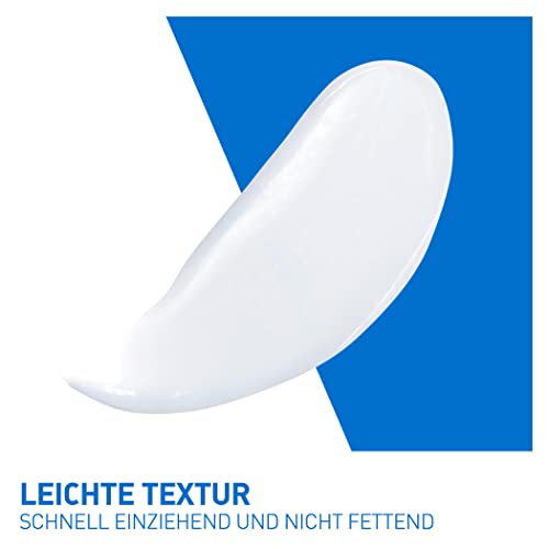 CeraVe Feuchtigkeitslotion für Körper und Gesicht, Lotion für trockene bis sehr trockene Haut, Mit Hyaluron und 3 essenziellen Ceramiden, Auch bei Neurodermitis und für Allergiker, 1 l