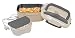 NERTHUS Fiambrera Eléctrica FIH 730 Lunch Box, tartera Compartimento Principal, Acero Inoxidable 18/8, Gris, 450 ml - 60 ml