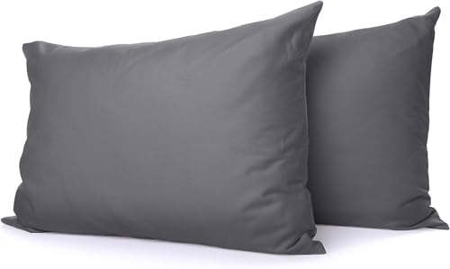 Comfort Beddings 2 Pack Pillowcases, 56x79cm Extra Wide Pillow Covers, Premium Cotton-Polyester Blend