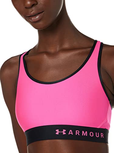 Image of Under Armour Women's Armour Mid Heathered Sports Bra