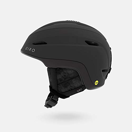 Giro Strata MIPS Casco de esquí/Snow, Mujer, Matte Black, 52-55.5 cm