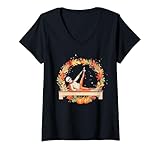 Autumn Themed Skeleton Doing Pilates Designs