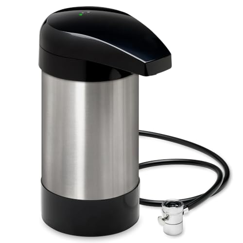 WaterChef C7500 Premium Countertop Water Filter System with Intelligent Monitor (Black), 1,000 Gal., Certified for 78 Contaminants, Made in USA