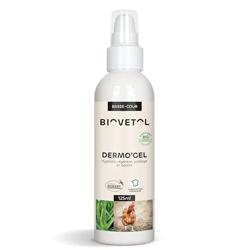 Biovetol - Dermo'Gel Basse-Cour Bio - Soin réparateur pour...
