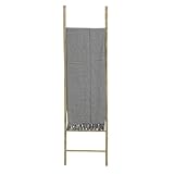 AUBRY GASPARD - Plaid Pied-de-Poule Coton Noir/Blanc 170x130 cm - Franges Élégantes - Idéal Canapé/Fauteuil - Lavable en Machine - Parfait Décoration Chic et Raffinée