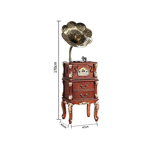 FWEOOFN Tourne-Disque, Haut-Parleur rétro Bluetooth Rétro Corne Platine Vinyle Bluetooth Tourne-Disque en cuivre Centre… - Les Beatles, Paul McCartney, John Lennon, RIngo Starr, George Harrison FWEOOFN Tourne-Disque, Haut-Parleur rétro Bluetooth Rétro Corne Platine Vinyle Bluetooth Tourne-Disque en cuivre Centre… – Image 3