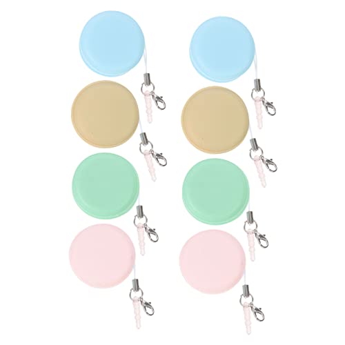 PEPLAYTAL 8 piezas Toallitas Limpiadoras para Pantallas de Móvil y Gafas con Llavero Portátil Limpieza Efectiva de y Manchas para Dispositivos Táctiles Diseño Macaron