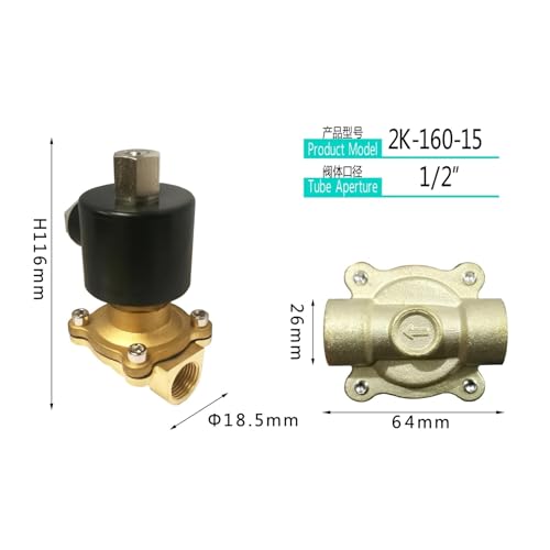 Électrovanne 220V DN35 pour stopper les fuites d'eau et de pression d'air