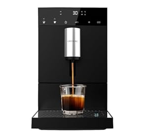 Cecotec Machine à café super automatique Power Matic-ccino Vaporissima. 1470 W, 19 bars, broyeur intégré, thermoblock, vaporisateur, capacité de 150 g de café en grain et 1,2 litres d'eau