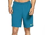 Taglio regolare Nike M NK Dry Short 5,0 Pantaloncini, Green Abyss/Black/(Mean Green), L Uomo